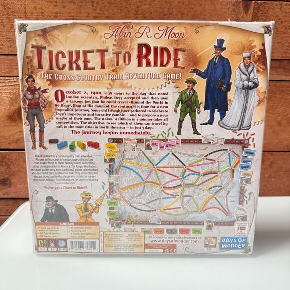 Ticket To Ride 15th Anniversary Edition Special Edition Days Of Wonder (Sealed) - Picture 4 of 6